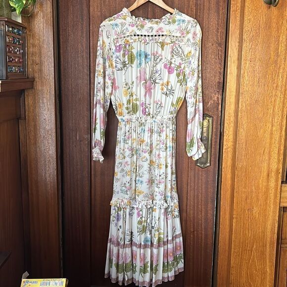 Spell Floral Wild Bloom Midi Dress  SMALL - Picture 4 of 7